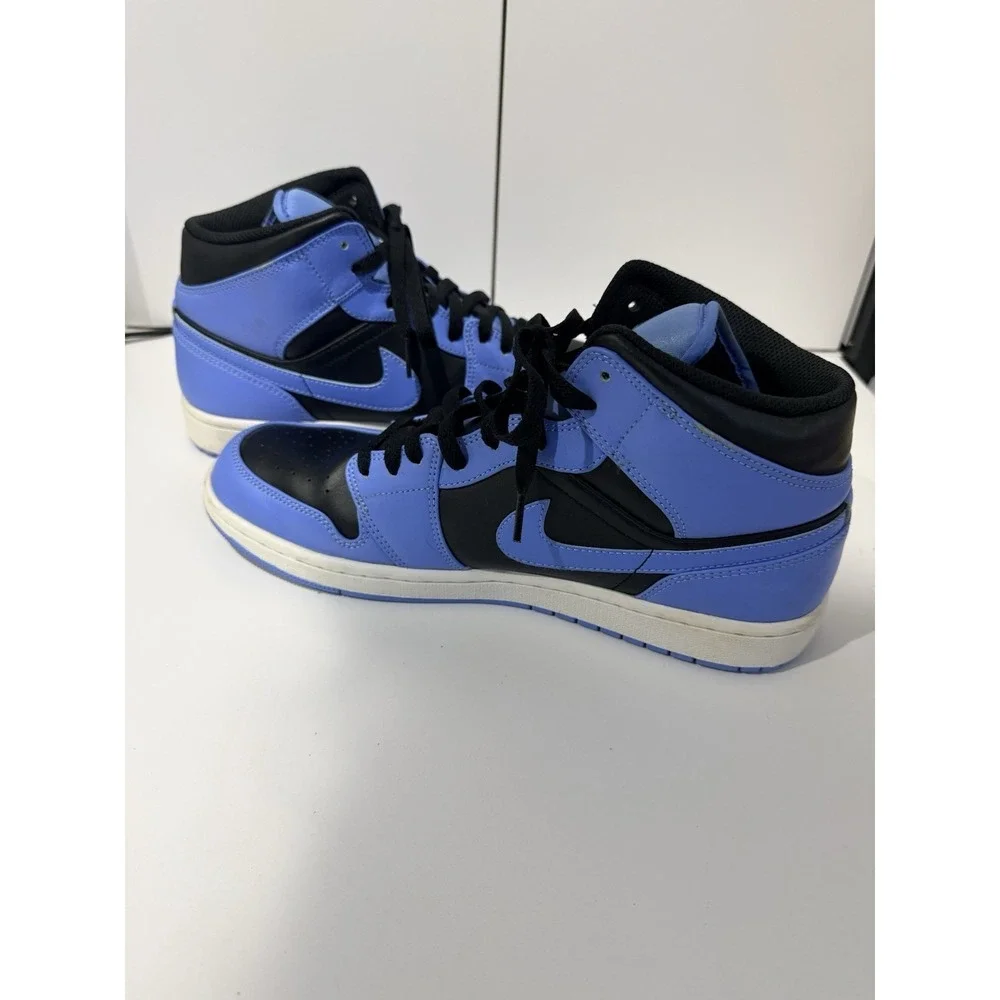 Air Jordan 1 Mid Size 11‎ University Blue/Black NO BOX